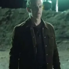 James Van Der Beek The Gates 2026 Suede Leather Jacket