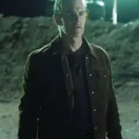 James Van Der Beek The Gates 2026 Suede Leather Jacket