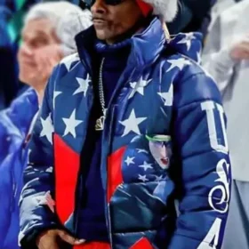 Winter Olympics 2026 Snoop Dogg Speed Puffer Jacket