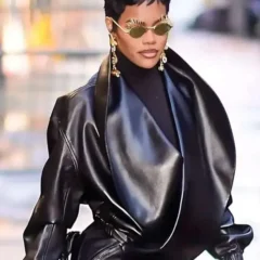 NYC 2026 Teyana Taylor Leather Jacket