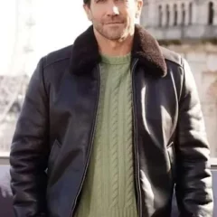 Jake Gyllenhaal The Bride 2026 Leather Jacket