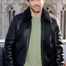 Jake Gyllenhaal The Bride 2026 Leather Jacket