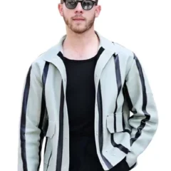 Nick Jonas Power Ballad Movie Premiere Leather Jacket