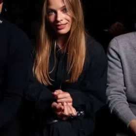 Margot Robbie Paris Fashion Show 2026 Quilted Jacket