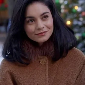 Vanessa Hudgens The Knight Before Christmas Wool Coat