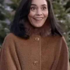 Vanessa Hudgens The Knight Before Christmas Wool Coat