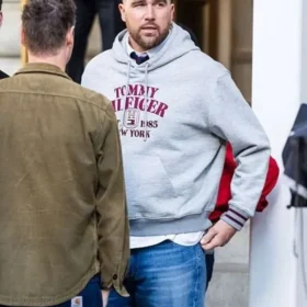 Travis Kelce New York 2026 Grey Hoodie