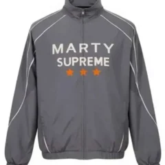 Marty Supreme Grey Track Jacket