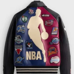 Kith X AVIREX NBA All-Star 2026 Leather Jacket