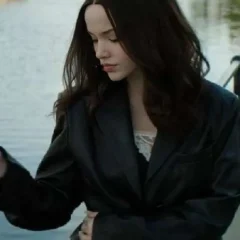 Dove Cameron 56 Days 2026 Leather Blazer