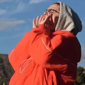 Timothee Chalamet Marty Supreme Orange Jacket