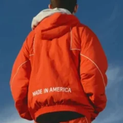 Timothee Chalamet Marty Supreme Orange Jacket