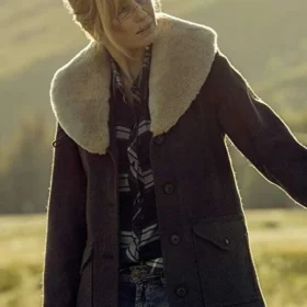Beth Dutton Shearling Wool Coat