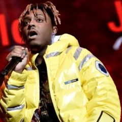 Juice WRLD Yellow Nylon Puffer Jacket