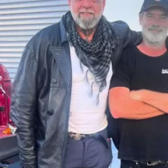 Mike Ferguson Blackout 2026 Leather Coat