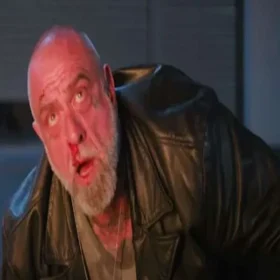 Mike Ferguson Blackout 2026 Leather Coat