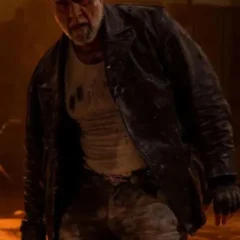 Mike Ferguson Blackout 2026 Leather Coat