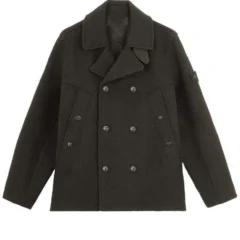 NYC 2026 David Harbour Wool Peacoat