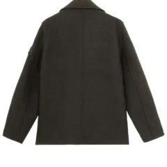 NYC 2026 David Harbour Wool Peacoat