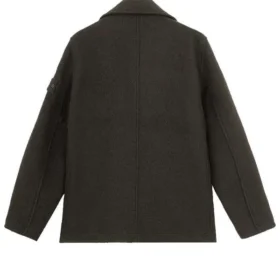 NYC 2026 David Harbour Wool Peacoat