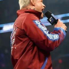 Smack­Down 2026 RWB Wind­break­er Cody Rhodes Jack­et