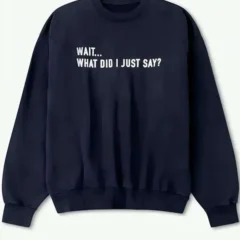 The View 2026 Sara Haines Blue Sweatshirt