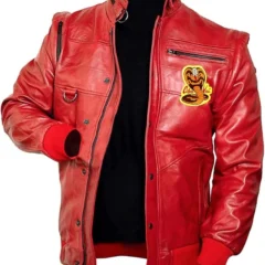 Cobra Kai Red Leather Jacket