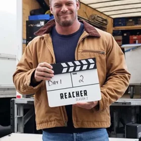 Alan Ritchson Reacher S02 Brown Jacket