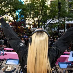 Paris Hilton 2026 Spring Campaign Black Jacket