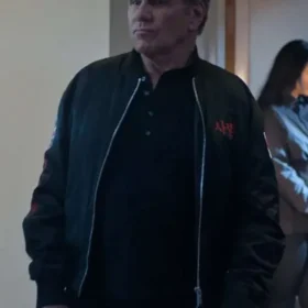 John Kreese Cobra Kai S06 Black Bomber Jacket