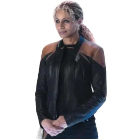 Star Trek Picard Raffi Musiker Leather Jacket