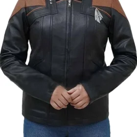 Star Trek Picard Raffi Musiker Leather Jacket
