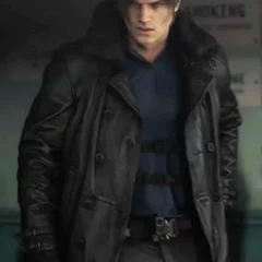 Leon S. Kennedy Resident Evil Requiem Leather Coat