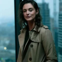 Lauren Budd Jitters 2026 Brown Trench Coat