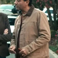 Scarpetta 2026 Bobby Cannavale Brown Jacket