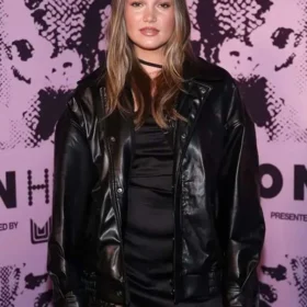 Olivia Holt 2026 Leather Jacket