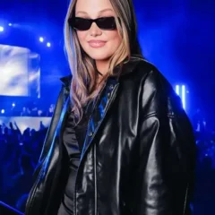 Olivia Holt 2026 Leather Jacket