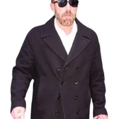 Ben Affleck 2026 Black Peacoat