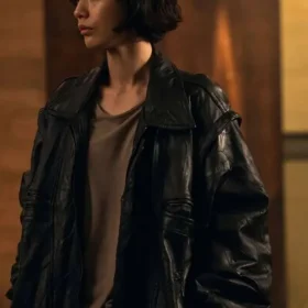 Climax 2026 Im Jin-ah Black Leather Jacket