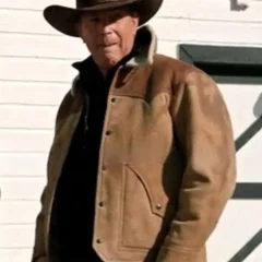 John Dutton Shearling Leather Jacket