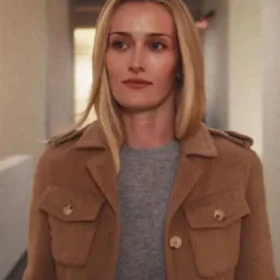 Sarah Pidgeon Love Story 2026 Brown Coat