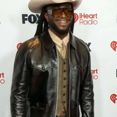 Shaboozey-iHeartRadio-Music-Awards-2026-Leather-Jacket