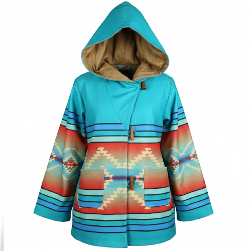 Beth Dutton Blue Poncho