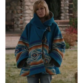 Beth Dutton Blue Poncho