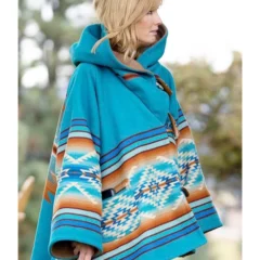 Beth Dutton Blue Poncho