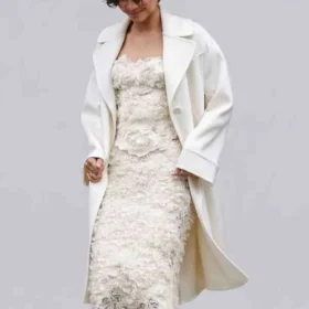 Zendaya Paris 2026 Off White Wool Coat