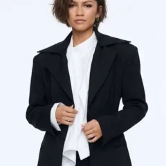 Zendaya Rome 2026 Black Oversized Blazer