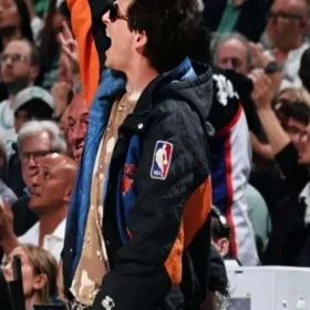 New York Knicks Timothee Chalamet Hooded Jacket