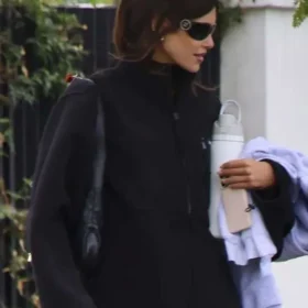 Kaia Gerber 2026 Black Jacket
