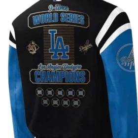 LA Dodgers 9 Time World Series Champions Jacket